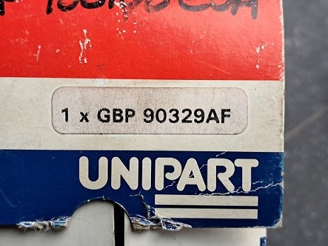 Rover 600 Remblokken Unipart GBP90329AF Voor - 2