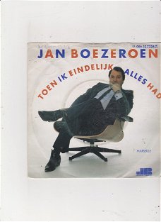 Single Jan Boezeroen - Toen ik eindelijk alles had