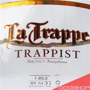 Bierglas La Trappe Trappist Nieuw Abdij O.LV. Koningshoeven - 5