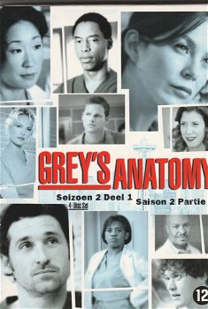 4DVD Grey's Anatomy - Seizoen 2 (deel 1)Aflevering 1 t/m 14 - 0