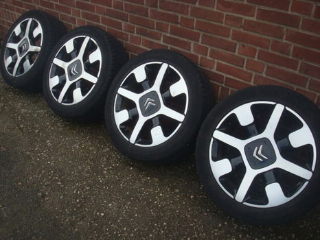 17 inch Originele Bicolor Citroën C3/C4 Cactus Velgen 4x108 - 1