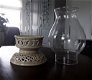 Mooie kandelaar van keramiek met glas (stompkaars of waxine) - 4 - Thumbnail