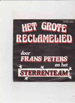 Single Frans Peters/Het Sterrenteam-Het grote reclamelied - 0