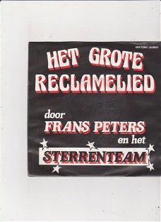 Single Frans Peters/Het Sterrenteam-Het grote reclamelied