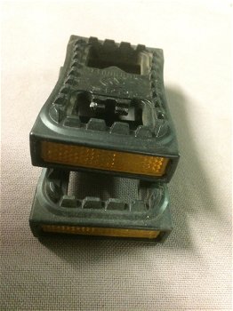 Zwarte inklik pedalen shimano voor SPD PD-M520 met reflector - 0