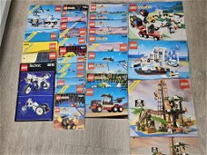 Hoeveelheid LEGO met instructieboekjes