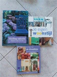 3 boeken huis / tuin.