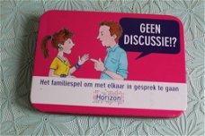 Het opvoedspel "Geen discussie!?