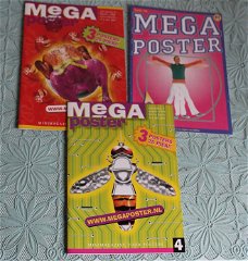 3 stuks MegaPoster