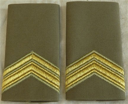 Rang Onderscheiding, Regenjas, Sergeant 1e Klasse, Koninklijke Landmacht, vanaf 2000.(Nr.1) - 0