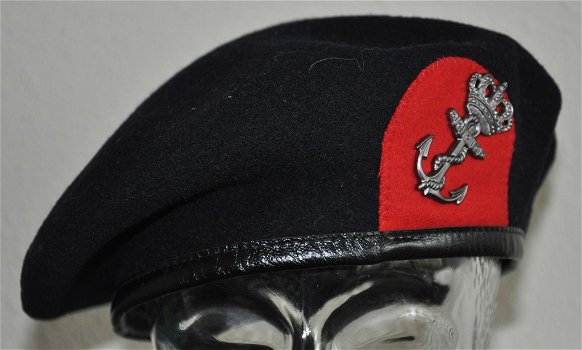 Baret Korps Mariniers zwart anker - 0