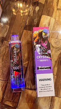 Vape crystal 7000 puffs 7 smaken - 0