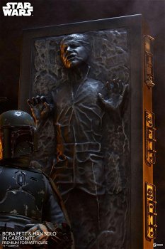 Sideshow Star Wars Premium Format Boba Fett and Han Solo in Carbonite - 6