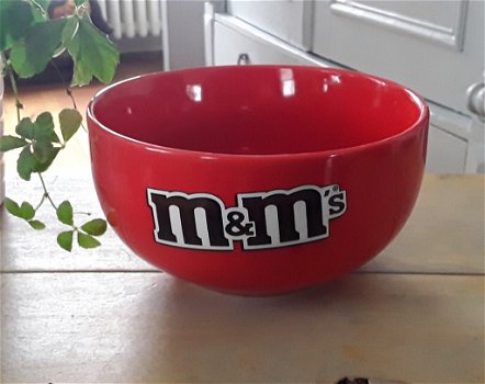 M&M schaal kom schaaltje kommetje rood rode - 1