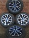 17 inch Dezent Blauw velgen en banden Dunlop Winter 5x112 - 4 - Thumbnail