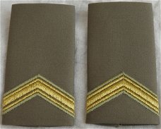 Rang Onderscheiding, Regenjas, Sergeant, Koninklijke Landmacht, vanaf 2000.(Nr.1)