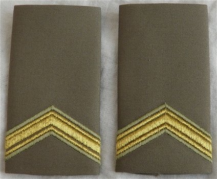 Rang Onderscheiding, Regenjas, Sergeant, Koninklijke Landmacht, vanaf 2000.(Nr.1) - 1