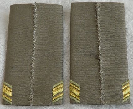 Rang Onderscheiding, Regenjas, Sergeant, Koninklijke Landmacht, vanaf 2000.(Nr.1) - 2