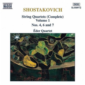 Éder Quartet - Shostakovich – String Quartets (Complete) Volume 1 Nos. 4, 6 And 7 (CD) - 0