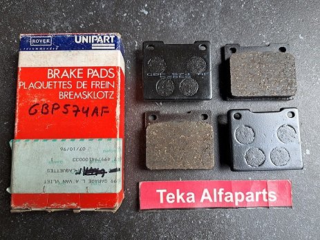 Ford Triumph Hillman Matra Simca Peugeot Unipart GBP574AF Remblokken Voor - 0