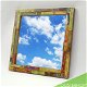 JISK Spiegel van gerecycled hout 80 x 80 x 3,8 cm - 1 - Thumbnail