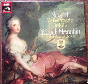 LP - Mozart - Yehudi Menuhin, viool - 0