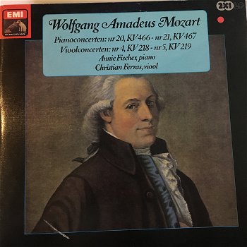 2-LP - Mozart - Annie Fischer, piano - Christian Ferras, viool - 0