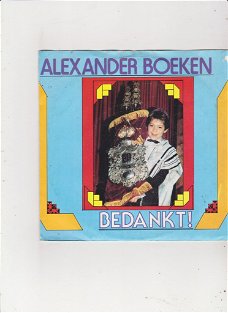 Single Alexander Boeken - Bedankt