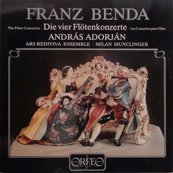 LP - Franz Benda - Flötenkonzerte - 0