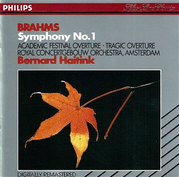 CD - Brahms - Symphony 1 - Bernard Haitink - 0