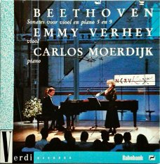 CD - Beethoven - emmy Verhey, viool - Carlos Moerdijk, piano