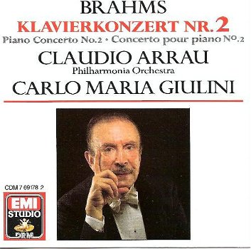 CD - Brahms - Claudio Arrau, klavierkonzert no.2 - 0