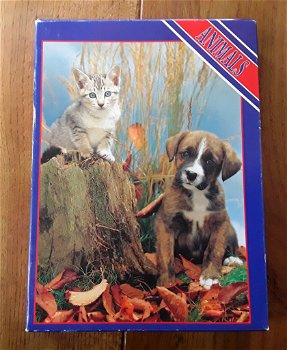 Legpuzzel animals van puppy en kitten / hond en kat - 0