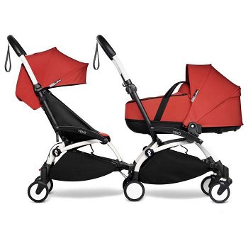 Yoyo² + Yoyo Connect dubbele kinderwagen met 6m+ pak en reiswieg - 3