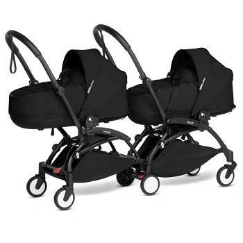 Yoyo² + Yoyo Connect dubbele kinderwagen met 2 reiswiegen - 0