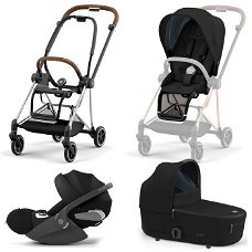 Cybex Trio Mios 3 kinderwagen + luxe reiswieg + Cloud T i-Size