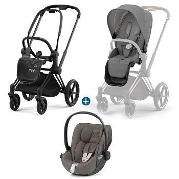 Cybex Duo Kinderwagen Priam 4 + Cloud Z i-Size Kinderwagen - 0