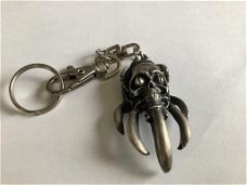 Skull head sleutelhanger