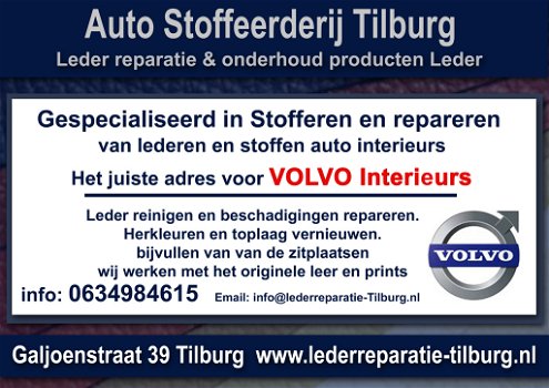 Volvo auto interieur leder reparatie en stoffeerderij Tilburg - 0