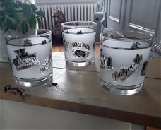 3x Whisky whiskey glazen bedrukt met merken - Cerve Italy