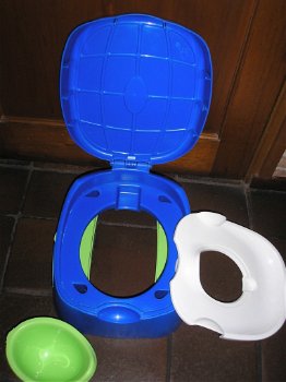 plaspotje, gemakkelijk zitje + toiletverkleiner - 3