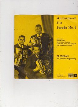 EP De Frisia's - Accordeon Hitparade Nr. 2 - 0