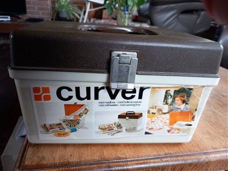 Curver naaibox , retro - Deze naaidoos van Curver is perfect - 0