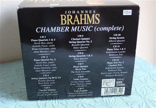 Johannes Brahms - Chamber Music (complete) 12-CD box set - 2