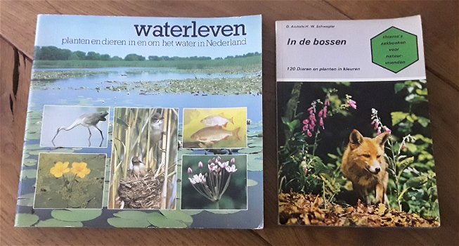 Boeken over planten en dieren in het water en in de bossen (in nederland) - 0