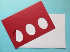 Set a5 dubbele basiskaarten met envelop