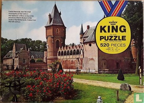 King Puzzle - Kasteel Heeswijk (520 Stukjes) - 0