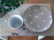 Ontbijtset polkadots / taupe / stippen / Union Pacific Tableware - 2 - Thumbnail