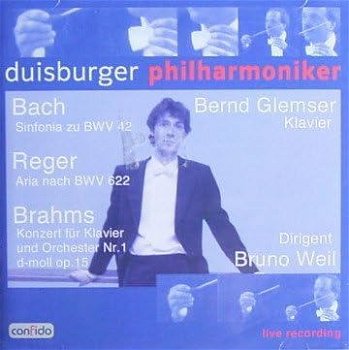 CD - Bach, Reger, Brahms - Bernd Glemser, piano - 0