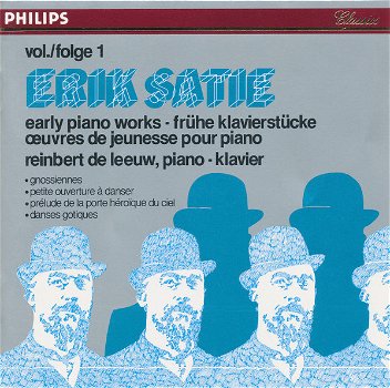 CD - Erik Satie - early pianoworks, Reinbert de Leeuw - 0